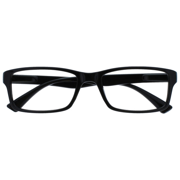 The Reading Glasses Company Black Readers Designer Style Vīriešiem Sievietēm UVR092BK +1.00