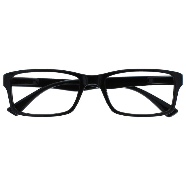 The Reading Glasses Company Black Readers Designer Style Vīriešiem Sievietēm UVR092BK +1.00