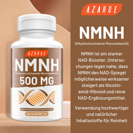 AZAROE NAD kapsulas Alternatīva 500mg (60 kapsulas (1 iepakojums))