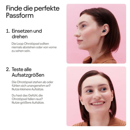 Loop Experience 2 Plus ausu aizbāžņi – sertificēta dzirdes aizsardzība koncertiem un festivāliem, koncertiem, sportam, dīdžejiem un naktsputniem – trokšņus slāpējoši Hi-Fi ausu aizbāžņi | Signāla un trokšņa līmenis (SNR) 17 dB