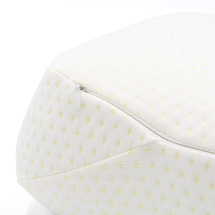 Lifenaxx 2-in-1 spilvens kakla sāpēm birojā, automašīnā, gultā, uz dīvāna/ceļgalu spilvens sānu gulētājiem LX-038 - ergonomisks spilvens - izgatavots no augstas kvalitātes atmiņas putām