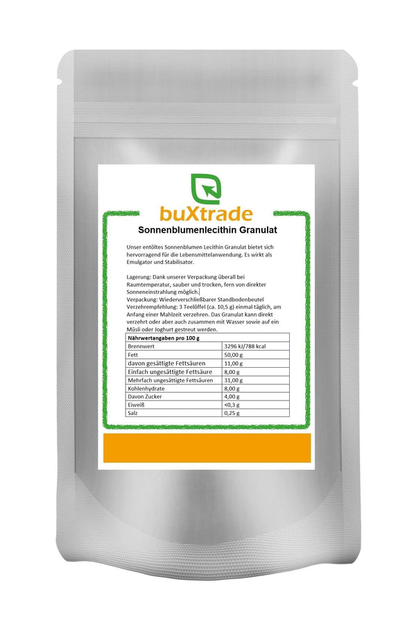 1 kg saulespuķu lecitīna granulu | E322 | Atbrīvots no eļļas | Dabīga izcelsme |