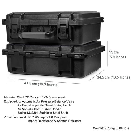 LEKUFEE ūdensnecaurlaidīgs korpuss DJI Avata 1 dronam, Fly Smart Combo, Goggles 2/V2/Integra, RC Motion 3/2, FPV Motion 3/2 un piederumiem (tikai pārnēsāšanas korpuss) (nav paredzēts DJI AVATA 2)