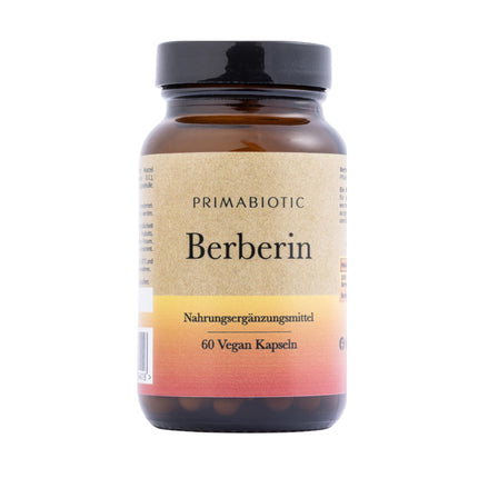 Primabiotic BERBERINE 400MG - 60 vegānas kapsulas | Berberis Vulgaris ekstrakts | Dabisks atbalsts vielmaiņai un aknu veselībai | Maksimālā absorbcija | Aknu gremošana, zarnu darbība