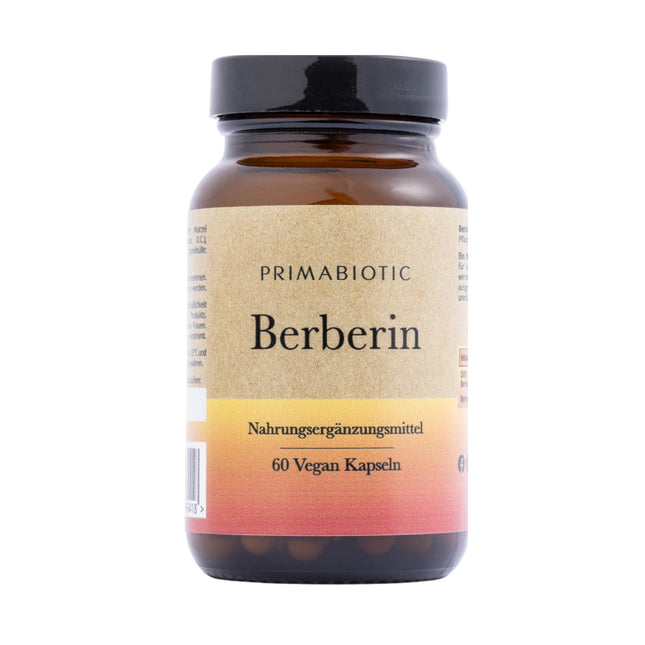 Primabiotic BERBERINE 400MG - 60 vegānas kapsulas | Berberis Vulgaris ekstrakts | Dabisks atbalsts vielmaiņai un aknu veselībai | Maksimālā absorbcija | Aknu gremošana, zarnu darbība