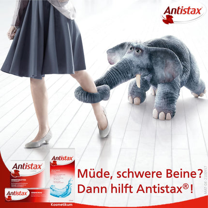 Antistax extra vein tabletes, apvalkotās tabletes 360 mg, 30 tabletes, ar sarkano vīnogulāju lapu ārstniecisko spēku, smagām un pietūkušām kājām, nakts krampjiem ikru muskuļos un venozai nepietiekamībai