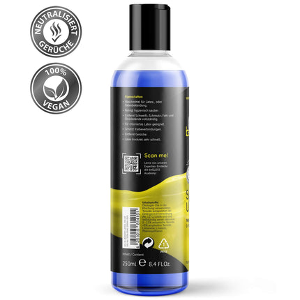 beGLOSS Special Wash Latex 250 mazgāšanas līdzeklis Tīrīšanas līdzeklis Kopšanas līdzeklis Lateksa šampūns Lateksa kopšanas līdzeklis