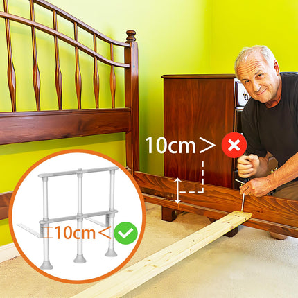 Heuffe gultas margu kritiena aizsardzība senioriem ar kājām, gultas satvēriena stienis stāvēšanas palīglīdzeklis vecāka gadagājuma cilvēkiem, drošības gultas margas, augstumā regulējama gultas aizsargmarga aprūpes gultai invalīdiem