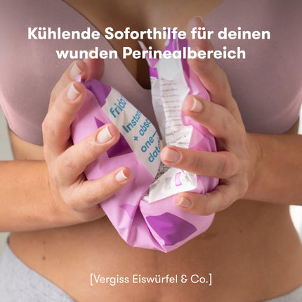 Frida Mom pēcdzemdību dzesēšanas spilventiņi + vienreizējās lietošanas apakšveļa, 8 dzesēšanas spilventiņi + 2 vienreizējās lietošanas apakšbiksītes (necaurspīdīgas, elastīgas), viens izmērs
