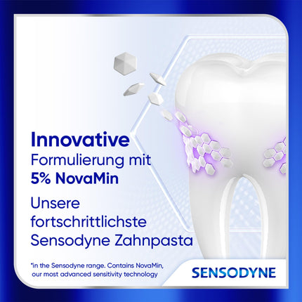 Sensodyne Clinical REPAIR, zobu pasta jutīgiem zobiem ar 5% NovaMin, ilgstošai atvieglošanai, 75 ml