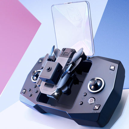 HD mini drons pieaugušajiem un iesācējiem, FPV droni ar augstuma noturēšanu, bezvadu salokāms kvadrokopters, pacelšanās ar vienu pogu, 3D pagriezieni, inteliģenta izvairīšanās, automātiska atgriešanās