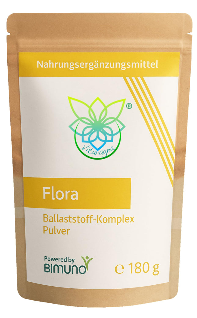 VITARAGNA Bimuno Flora šķiedrvielu komplekss ar GOS pulvera veidā - mātes piens arī pieaugušajiem, zarnu florai un zarnu baktērijām, 180g