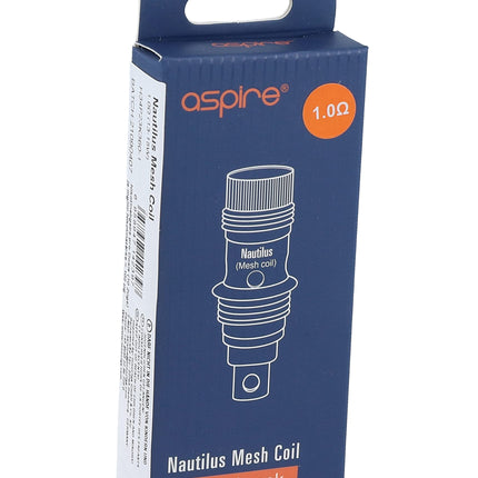 Aspire Nautilus Mesh 1.0 Ohm galva - 5 gabali iepakojumā - MTL