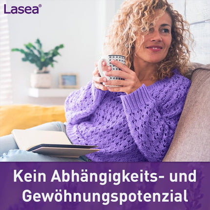 Lasea® palīdz dabiski atslēgties, nomierina un uzlabo miegu. Augu izcelsmes zāles ar īpašu lavandas eļļu | 14 kapsulas