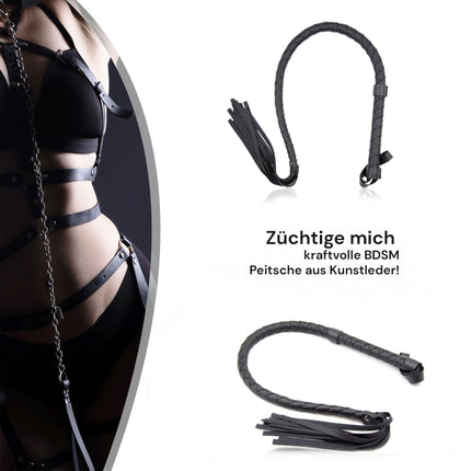Eksotiska pātaga vergiem 85 cm mākslīgās ādas seksa pātaga sievietēm BDSM pātaga seksam Sadomaso seksa rotaļlieta pāriem izturīga ABS roktura pātagas erotiska spēle FOPS B21-6