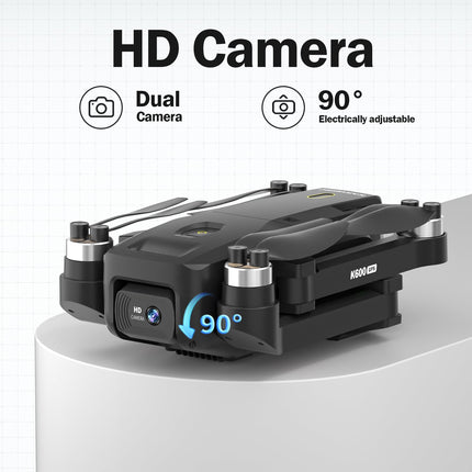 K600 GPS drons ar 4K kameru, tālvadības pulti ar UHD ekrānu, vēja izturīgs salokāms drons ar SD karti, drons ar pārnēsāšanas somu, automātiska lidošana pieaugušajiem un iesācējiem