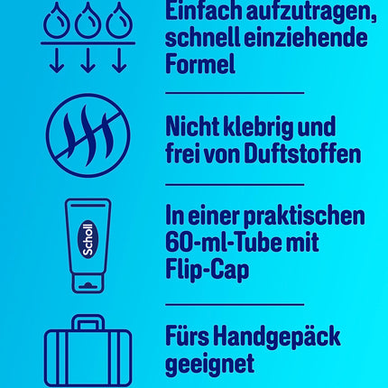 Scholl Active Repair K+ saplaisājušu papēžu krēms raupjiem, sausiem un saplaisājušiem papēžiem – ar 25% urīnvielas un keratīna – iedarbojas jau no pirmās dienas – 1 x 60 ml pēdu krēms