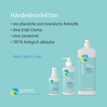 Sonett roku dezinfekcijas līdzeklis, 300 ml