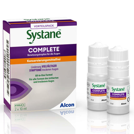 Systane COMPLETE acu pilieni bez konservantiem | 2 x 10 ml