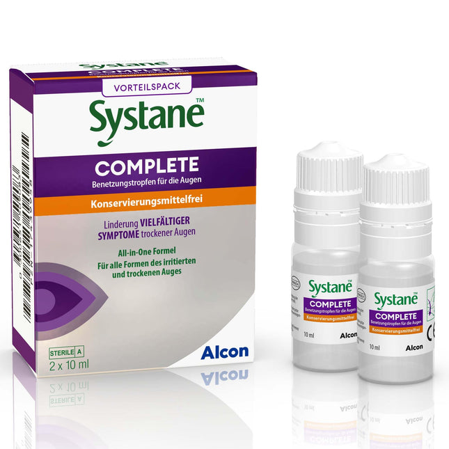 Systane COMPLETE acu pilieni bez konservantiem | 2 x 10 ml