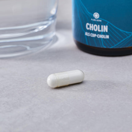 edubily nutrition® holīns - 500 mg CDP-holīna no Cognizin® vienā kapsulā - augsta biopieejamība - 60 kapsulas dzintarkrāsas stiklā