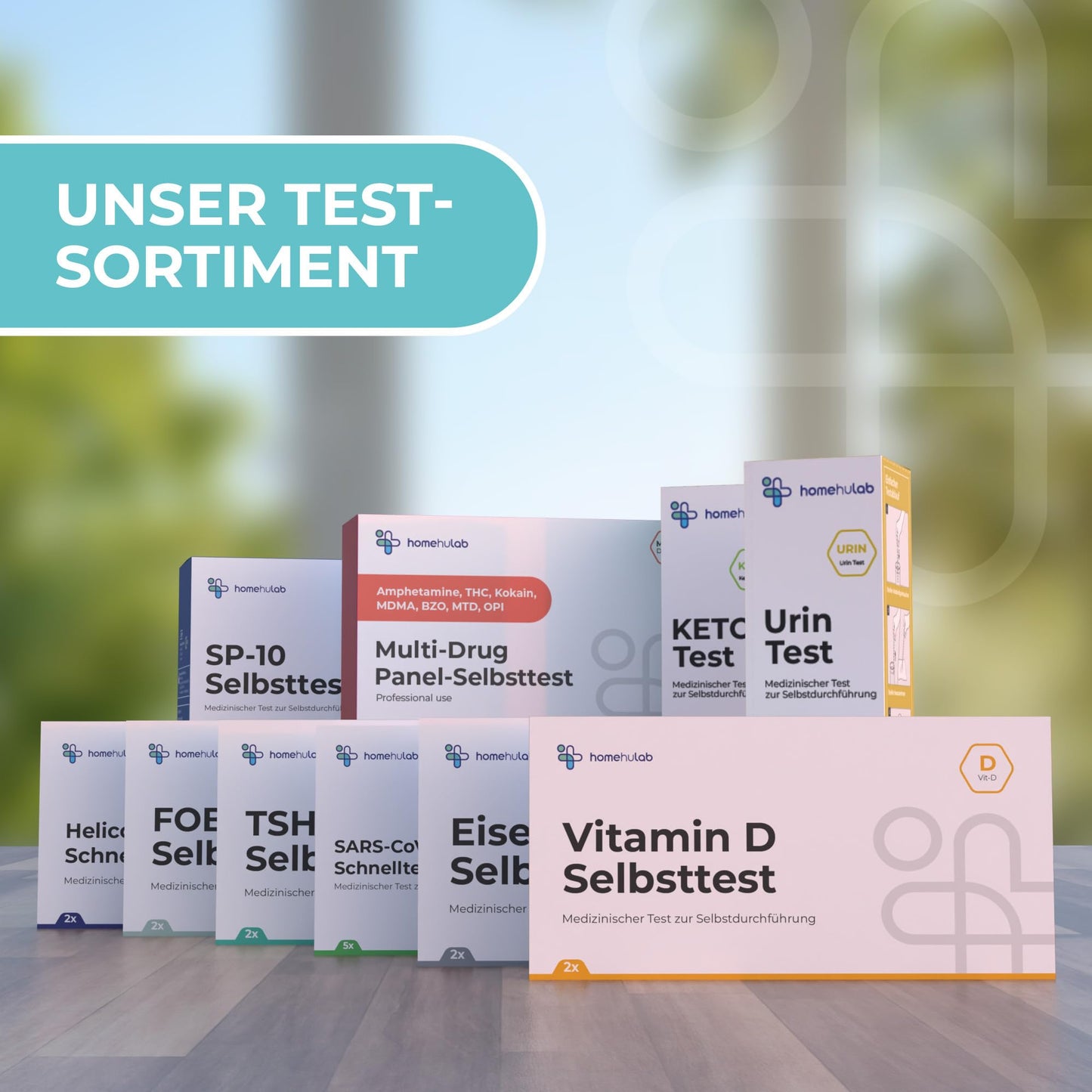 2x Vitamīns D Selbsttest — Einfacher D vitamīna tests für Zuhause mit sofortigem Ergebnis bei Müdigkeit, Erschöpfung &amp; Vitamin D3 K2 Mangel