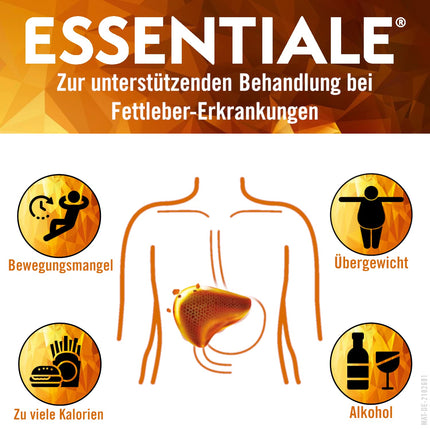ESSENTIALE® kapsulas 300 mg aknu slimību ārstēšanai | 90 gabali | augu izcelsmes zāles | lai uzlabotu aknu bojājumu simptomus, ko izraisa nepareizs uzturs vai aknas bojājošas vielas
