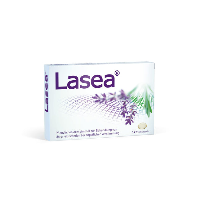 Lasea® palīdz dabiski atslēgties, nomierina un uzlabo miegu. Augu izcelsmes zāles ar īpašu lavandas eļļu | 14 kapsulas