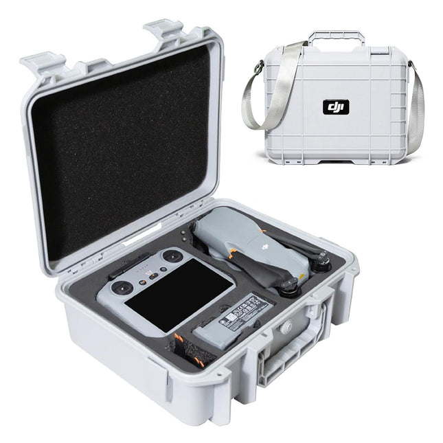 Fenmaru pārnēsāšanas soma DJI Air 3 droniem, ūdensizturīgs cietais korpuss, saderīgs ar DJI Air 3 RC 2/RC-N2 (pelēka)