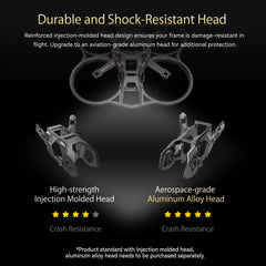 SpeedyBee Bee25 Pro 2,5 collu bezvadu Cinewhoop FPV drona rāmis – modulārs, triecienizturīgs, ieslēdz un lieto ar viedo Meteor LED, saderīgs ar DJI O3 Air Unit, O4 PRO un Link Vista