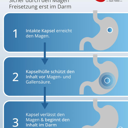 Dr. Wolz Darmflora plus select* - 80 augstas devas kapsulas - 8 pienskābes baktēriju celmi - 48 miljardi baktēriju kultūru dienā - Kultūru komplekss zarnu gļotādai un imūnsistēmai - Zarnu dziedināšana* - vegāns