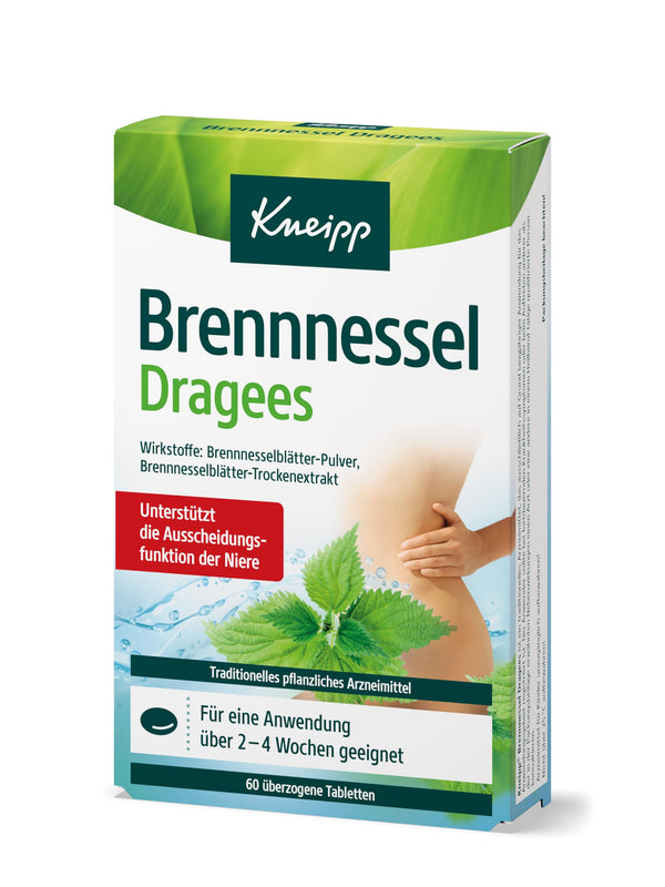 Kneipp nātru apvalkotās tabletes - tradicionāls augu izcelsmes zāļu līdzeklis - atbalsta nieru izvadīšanas funkciju