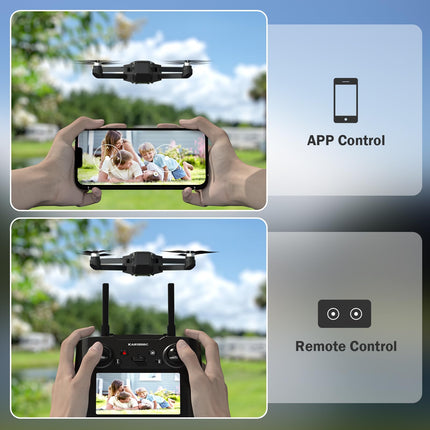 K600 GPS drons ar 4K kameru, tālvadības pulti ar UHD ekrānu, vēja izturīgs salokāms drons ar SD karti, drons ar pārnēsāšanas somu, automātiska lidošana pieaugušajiem un iesācējiem