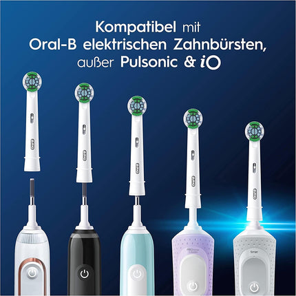 Oral-B Pro Precision Clean elektriskās zobu birstes galviņas, 10 gab. iepakojumā, zobu tīrīšana, X-Brush sariņi, oriģinālā Oral-B zobu birstes galviņa, iepakojums, kas saderīgs ar pastkastīti, izstrādāts Vācijā