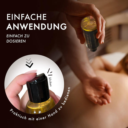 liebesfreunde® PREMIUM masāžas eļļa patīkamām masāžām - Erotiska masāžas eļļa, 150 ml