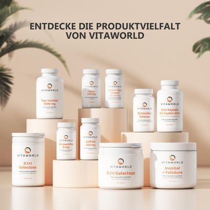 L-triptofāns - Augsta L-triptofāna deva 1000 mg uz tableti (120 vegānas tabletes) - Aminoskābe no augu fermentācijas - bez nevēlamām piedevām, bez glutēna un bez laktozes - vitaworld