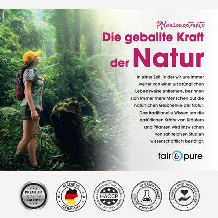 Fair &amp; Pure® - Super Resveratrol - 90 kapsulas - dabīgs resveratrols no diršļa ar bioflavonoīdiem - vegāns