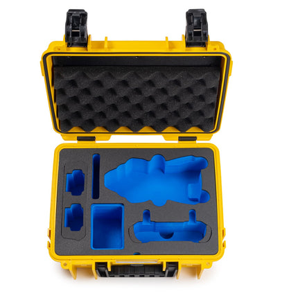 B&amp;W āra pārnēsāšanas soma DJI Air 3, Air 3S un Fly More Combo droniem - Type 3000 Yellow - Ūdensizturīga saskaņā ar IP67 sertifikātu, putekļu necaurlaidīga, triecienizturīga un neiznīcināma