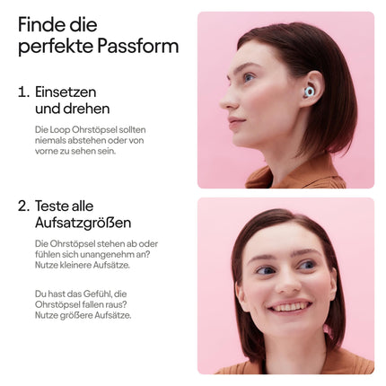 Loop Quiet 2 Plus ausu aizbāžņi ar dubultiem uzgaļiem – īpaši ērti, atkārtoti lietojami, ausu aizbāžņi miegam, koncentrēšanās spējai, ceļošanai, jutībai pret troksni | 24 dB SNR trokšņu samazināšana + 3 dB ar uzgaļiem