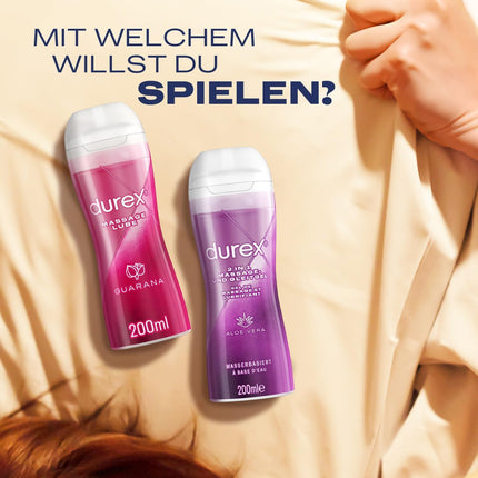 Durex Play 2 in 1 masāžas un lubrikants, alveja, 1 iepakojums (1 x 200 ml)
