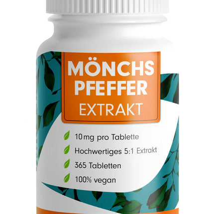 Augstas devas vijolīšu ekstrakts - 365 tabletes - 10 mg augstas kvalitātes vijolīšu ekstrakta (5:1), kas atbilst 50 mg tīru vijolīšu (Vitex Agnus Castus) - laboratoriski pārbaudīts ar sertifikātu - 100% vegāns