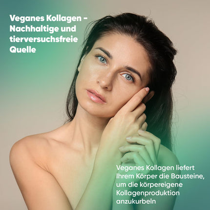 Vegānu kolagēna kapsulas - ar hialuronskābi, cinku, MSM, C un E vitamīniem, resveratrolu - 180 kapsulas - kolagēna pastiprinošs komplekss - ādai, matiem un kolagēna veidošanai - laboratoriski pārbaudīts - WeightWorld