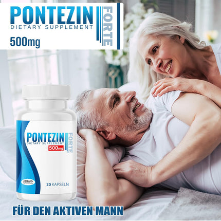 🆄🅽🆂🅴🆁 𝗧𝗜𝗣𝗣: Adema Natural - Pontezin V2 kapsulas - tūlītēja iedarbība - īpaši spēcīgas un efektīvas kapsulas aktīvam vīrietim - labāka veiktspēja - dabīgas sastāvdaļas - 500 mg - 20 kapsulas