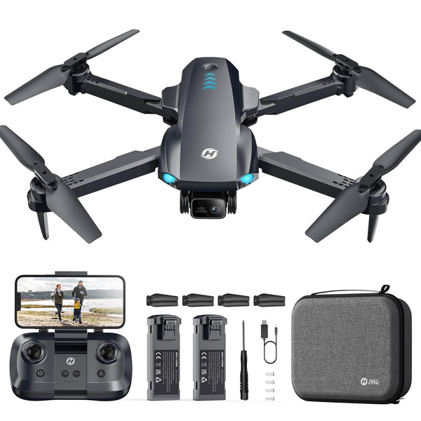Holy Stone HS290 salokāms drons ar 1080P kameru iesācējiem, RC droni ar FPV pārraidi, ilgs lidojuma laiks, lietotnes vadība, optiskās plūsmas kameras droni, pilns rotaļlietu dāvanu komplekts bērniem, C0