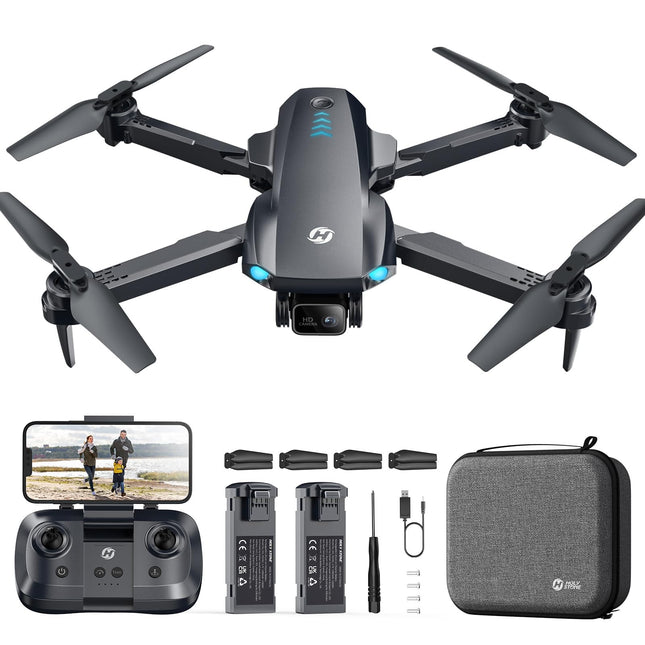 Holy Stone HS290 salokāms drons ar 1080P kameru iesācējiem, RC droni ar FPV pārraidi, ilgs lidojuma laiks, lietotnes vadība, optiskās plūsmas kameras droni, pilns rotaļlietu dāvanu komplekts bērniem, C0