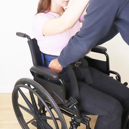 PEPE Mobility - Pārvietošanas josta ar 7 rokturiem, pārvietošanas palīglīdzeklis gultai ratiņkrēslā, pacelšanas palīglīdzeklis cilvēkiem ar ierobežotu mobilitāti (1 gab.)