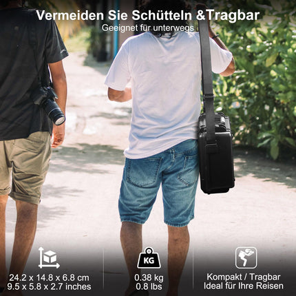 Lekufee ūdensnecaurlaidīgs cietais futrālis DJI Mini 4 Pro, DJI Mini 3 Pro, Mini 3 dronam, DJI RC 2, DJI RC N2/N1, DJI Goggles 3 (nevis Goggles N3)/2/Integra, DJI RC Motion 2 un piederumiem (tikai futrālis)
