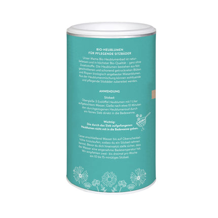 MABYEN Hayflower Sitz Bath 50g | Grūtniecība — vannas piedeva Grūtniecība — dabiska dzemdību sagatavošana kā tvaika vanna vai sēžamā vanna — atslābina iegurņa pamatnes muskuļus un samazina starpenes plīsumu risku