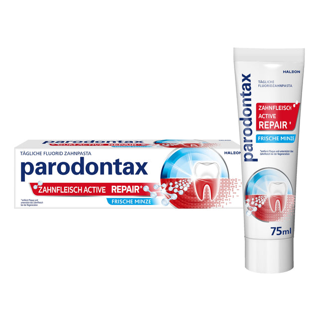 Parodontax Active Gum Repair* zobu pasta ar fluorīdu, 1x75ml, Zobu pasta veselīgākām smaganām no 1. nedēļas**