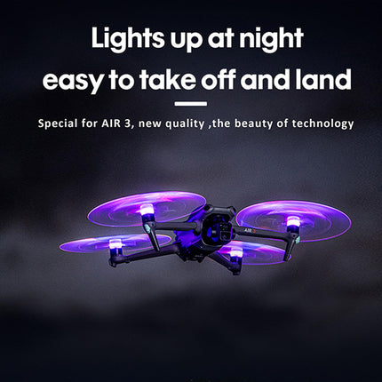 LICHIFIT LED gaismas propelleris DJI AIR 3 drona nakts lidojumam, zibspuldzes lāpstiņa, zema trokšņa līmeņa propelleru piederumi